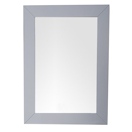 James Martin Vanities Weston 29in Rectangular Mirror, Silver Gray 148-M29-SL